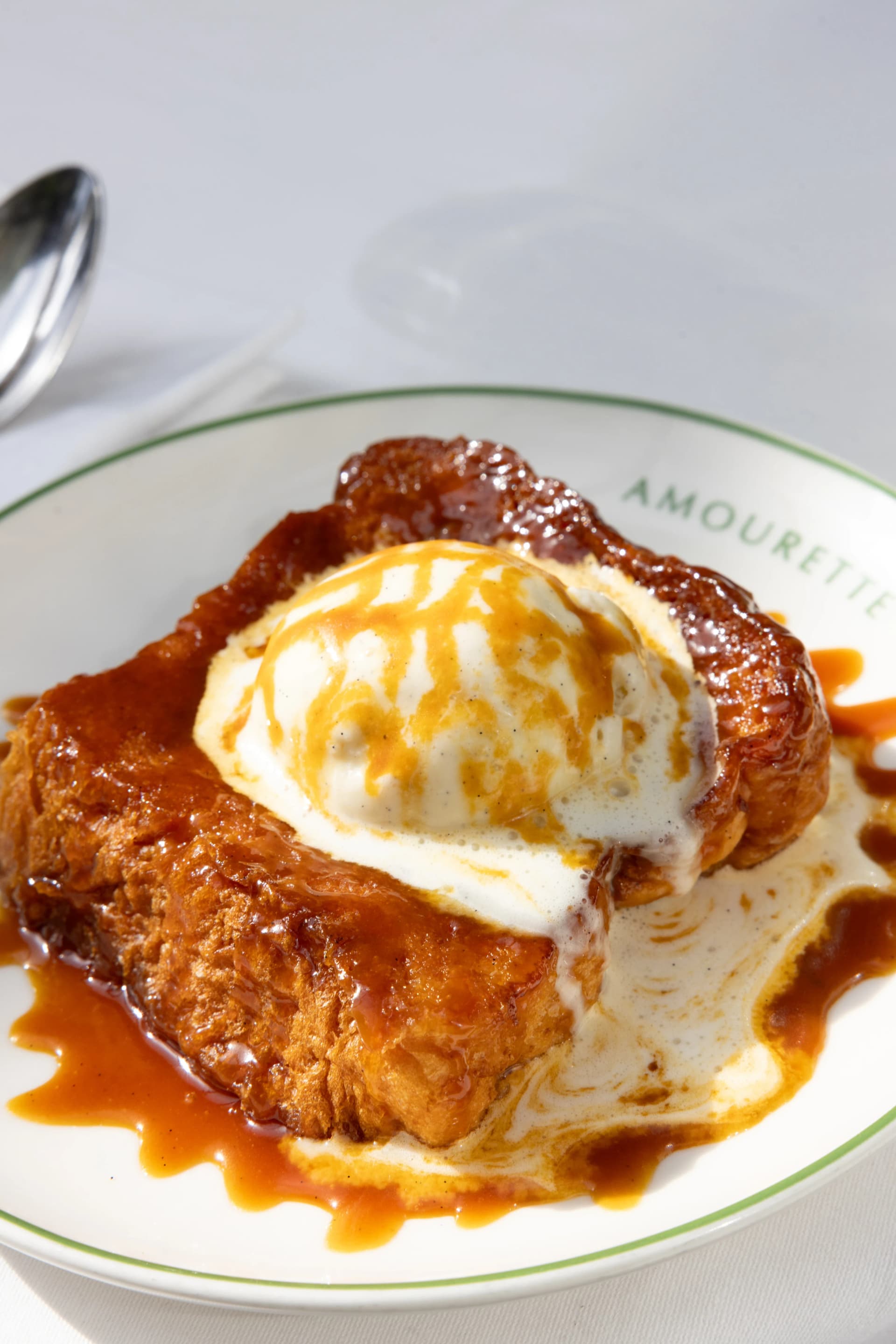 Pain perdu glace caramel Amourette